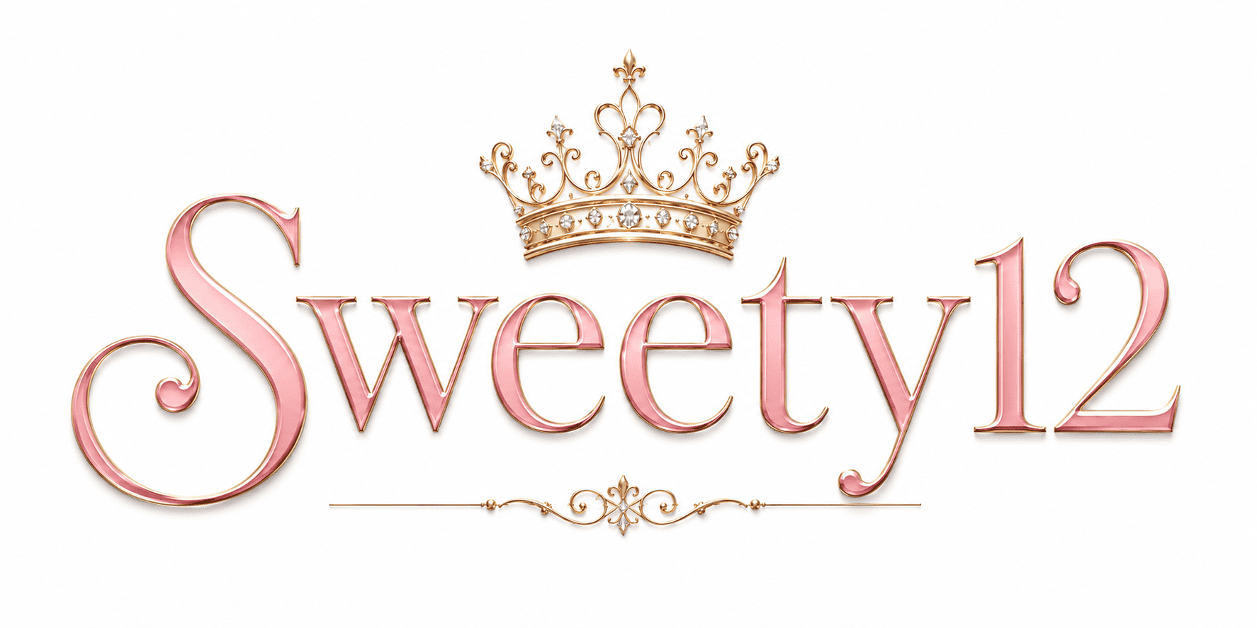 לוגו בר מתוקים לבת מצווה של Sweety12