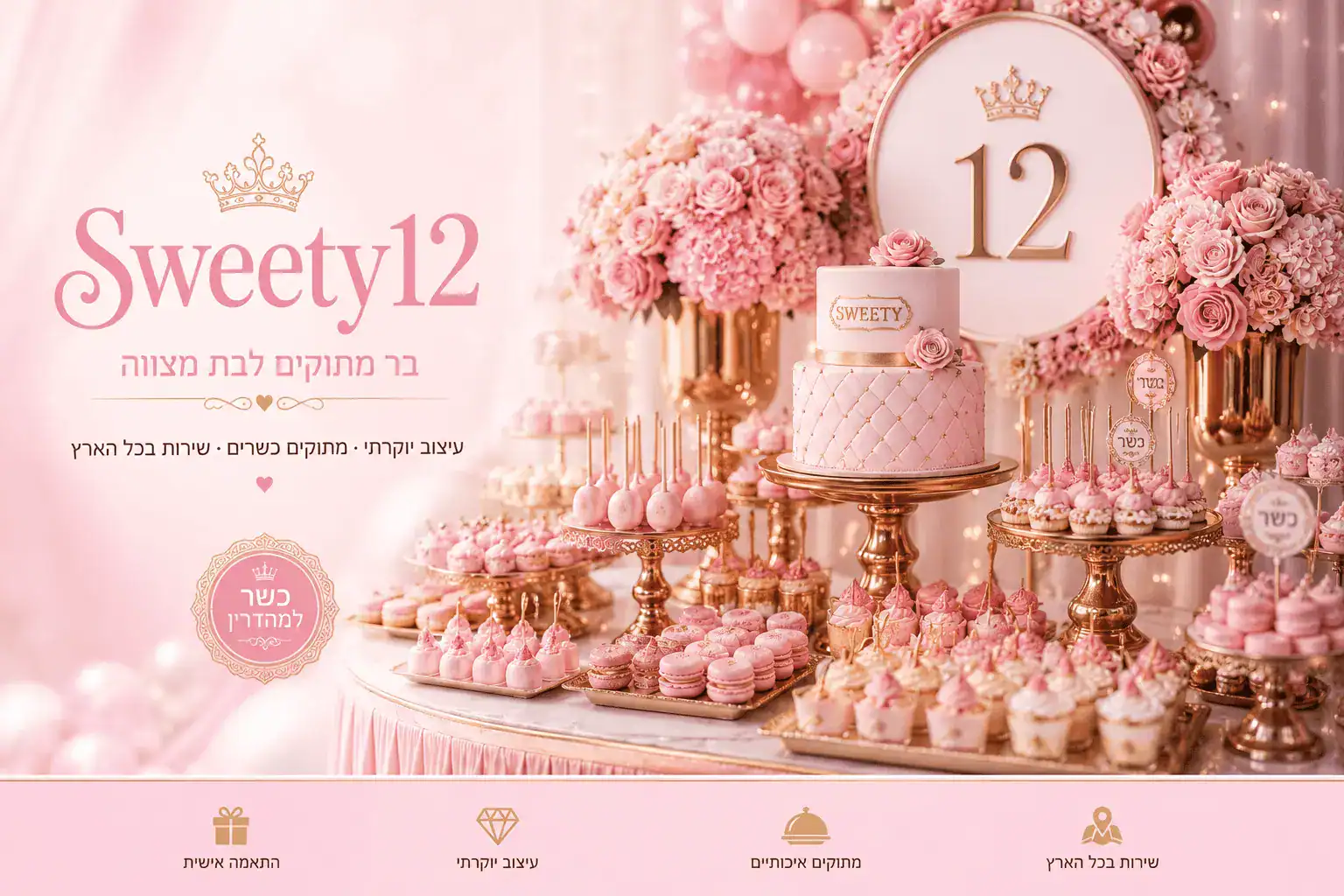 בר קינוחים לבת מצווה של Sweety12