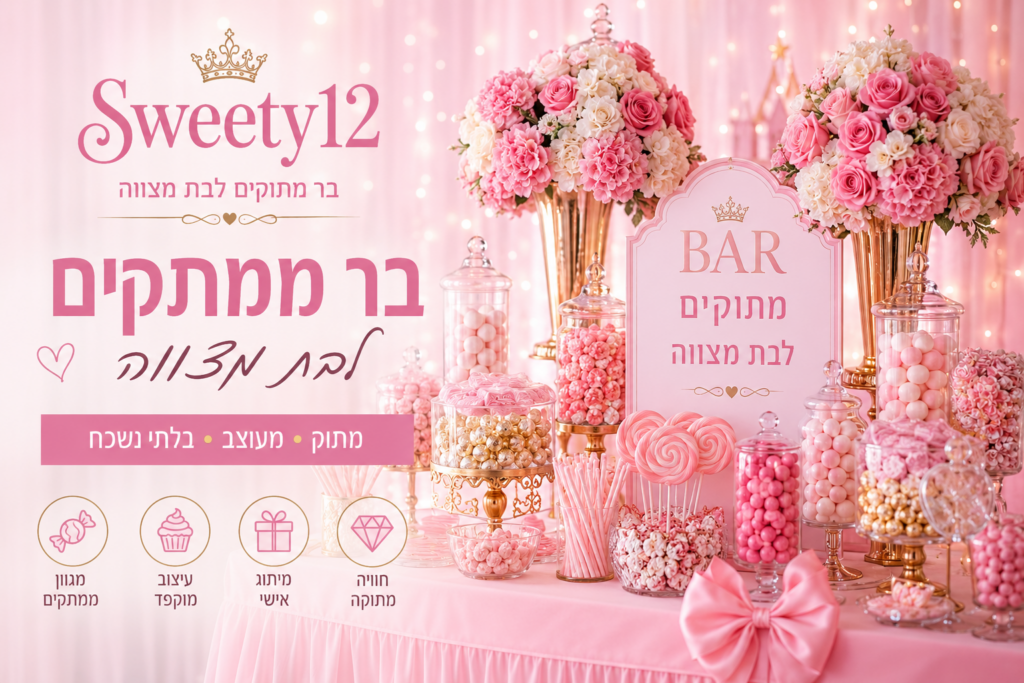 בר ממתקים לבת מצווה