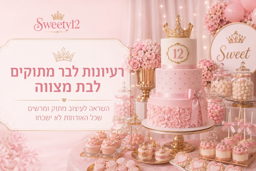 רעיונות לבר מתוקים לבת מצווה